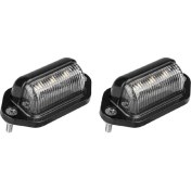 Resim 2x LED Plaka Işık Su Geçirmez Plaka Kuyruk Işığı Römorklar Rv Kamyonlar Tekneler (Yurt Dışından) 