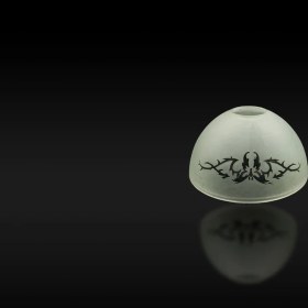 Resim Normadia Şık Mat Çiçek Desenli Avize Camı (E.27) 