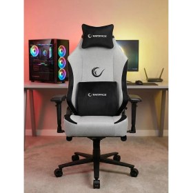 Resim Rampage KL-R72 Woof Üst Seviye Terletmez Kumaş Siyah Gri Gaming Oyuncu Koltuğu 