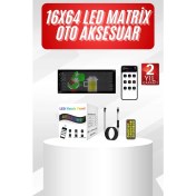 Resim LED Ekran Matrix Panel Dijital Araba Yazısı Rgb 