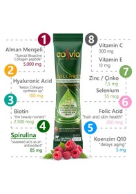 Resim Cosvia Collagen Hidrolize Peptid 6 Pk. 180 Saşe 6 Aylık 