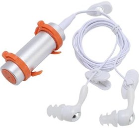 Resim Su Geçirmez HIFI Yüzme MP3 Çalar, Dalış Koşusu Için Su Geçirmez Kulaklıklı, Alüminyum Kabuk, Yüzme Için 8 GB Taşınabilir (Gümüş) 