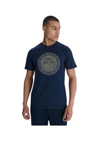 Resim Fenerbahçe Erkek Tribün Nakışlı Logolu T-shirt Lazer Ahşap Kutu Lacivert 