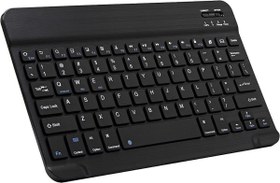 Resim Insignia Flex 10.1" Uyumlu Kablosuz Bluetooth Şarj Edilebilir Mini Q Klavye - Siyah 