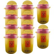 Resim Tıbbi Atık Kovası Atık Kutusu 27 - 30 L x 10 Adet 