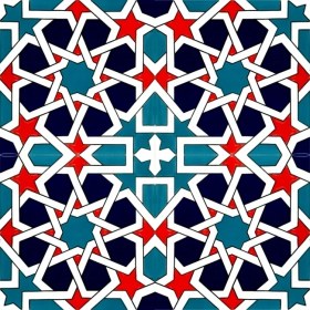 Resim Kütahya Hedef Çini AC45 20 x 20 Dekoratif Çini 