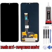 Resim Genos Xiaomi Mi 9se Lcd Ekran Çıtasız Oled Siyah (küçük Lcd Ekran) Montaj Kiti Hediye 