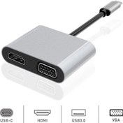 Resim Dexim Premium 4 in 1 USB-C Hub for iPad Pro,Macbook,PC,Laptop 