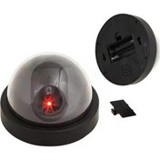 Resim BİTERSE Hırsız Caydırıcı Sahte Dome Kamera Led Işıklı Güvenlik Kamerası 
