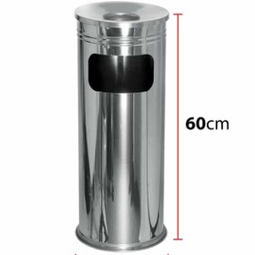 Resim Geseus Palex Kolon Küllük Çöp Kovası Paslanmaz 25x60 NO3 