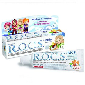 Resim Rocs Kids Meyve Külahı Diş Macunu - 4-7 Yaş 