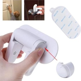 Resim Tineke Manuel Çocuk Kapı Kilidi Kendinden Yapışkanlı Bebek Emniyet Kilidi Pratik Çok Fonksiyonlu Kilit 