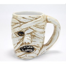 Resim Büro Ev Ofis si İçin Kabartma Mumya Figürlü Kupa Bardak 