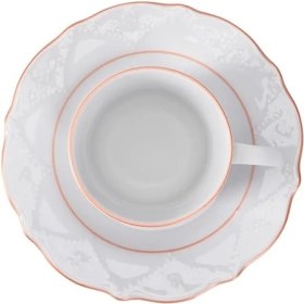 Resim Rose Boya Yaldız 6 Kişilik Kahve Takımı 85CC 