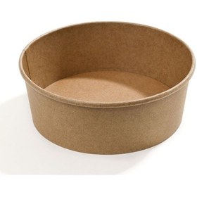 Resim 1000 Cc Kraft Yuvarlak Salata Kasesi 300 Adet 