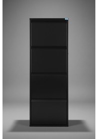 Resim Metal Ayakkabılık 4'lü Model Siyah 