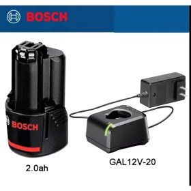 Resim Bosch Gba 12V 2.0AH Professional Akü (Tek) , Bosch Gal 12 V-20 Şarj Aleti ve Metre 