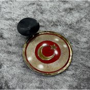 Resim Korkmaz Oto Market & Aksesuar Etiketçilere TR Ay Yıldız Türkiye Resimlik Vantuzlu A Kalite 