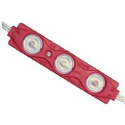 Resim 5 Adet Kırmızı 12v 1.5w 3 Ledli Mercekli Parmak Led Modül 2835smd 