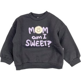 Resim Mom Sweet Kız Bebek Sweatshirt 