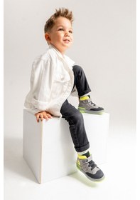 Resim Mnpc Erkek Çocuk Gri Hakiki Deri Anatomik Günlük Bot 25k3b1105867 Gri 