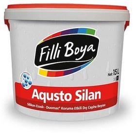 Resim Filli Boya Aqusto Silan Silikonlu Dış Cephe Boyası 15 L 