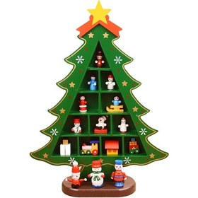 Resim Dolıty Bölmeli Yılbaşı Ağacı Büyük-ızgara-yeşil 