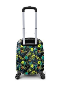 Resim Coral High Kids Nefti Siyah Tamir Seti Desenli Çocuk Valizi 16761 