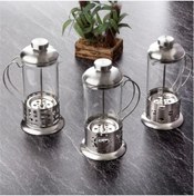 Resim SepetBudur Çelik Kulplu Cam French Press - 350 ml 