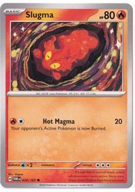 Resim Slugma 028/167 - Twilight Masquerade - Pokemon Kartı Mint 