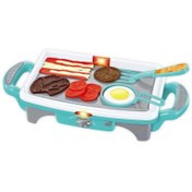 Resim Nessiworld QF2908P-1-QF2908G-1 Işıklı Aksesuarlı Teppanyaki Izgara -Vardem Oyuncak 