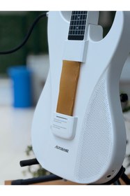 Resim NOTA MÜZİK AEROBAND Smart Guitar - Beyaz Set - Akustik, Elektro ve Bas Gitar Bir Arada - Mikrofonlu 