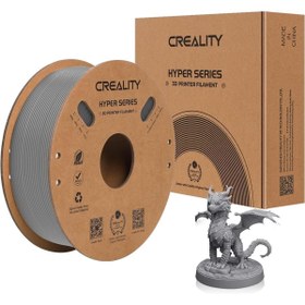 Resim Creality Hyper Abs Gri Filament 1.75mm 1000Gr 