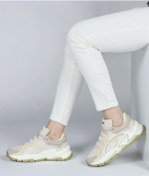 Resim Jump 29096 Bej Kadın Sneaker Günlük Rahat Ortopedik Tarz Spor Ayakkabı 