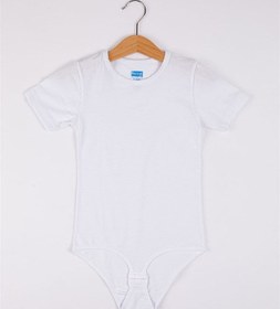 Resim Berrak Kız Yarım Kol Çıtçıtlı Body 2536 - Beyaz / 4 