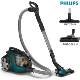 Resim Philips Marathon Ultimate 899W Powercyclone 10 Triactive Ultra Toz Torbasız Elektrikli Süpürge 