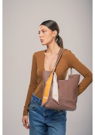 Resim Ççs Kadın Omuz Çantası Ccs17843 Std / Vizon Vizon 