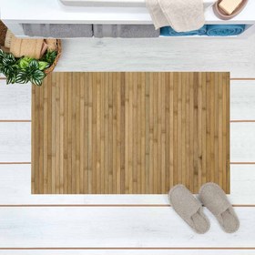 Resim KPM Bambu Banyo Paspası - Kahverengi - 50x80 cm 