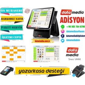 Resim Data Media Adisyon Programı + Mutfak ve Adisyon Yazıcısı 