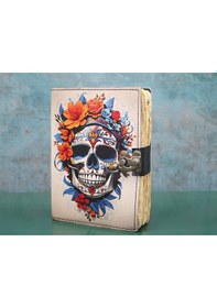 Resim Şık Ve Dayanıklı Deri Kapaklı Defter Model 12 