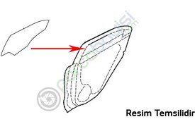 Resim Arka Kapı Camı Sağ Orjinal | 8342107000 