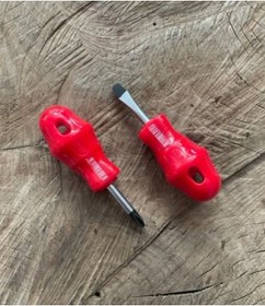 Resim Baytec Mini Yıldız Tornavida Ph2*30MM Mini Düz Tornavida 2li 