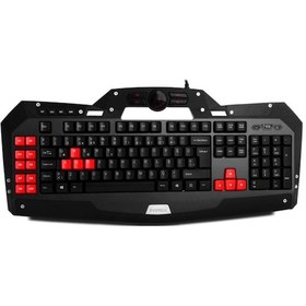 Resim Everest DLK-5110 Q M.medya USB Oyuncu Klavye,siyah 