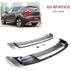 Resim OEM Kia Sportage Ön Ve Arka Koruma Difüzörü Çift Çıkış Egzos 2010 / 2015 