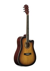 Resim Zoppran Aczp100Sb Sunburst Akustik Gitar 