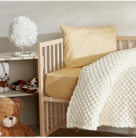Resim Karaca Home Bebek Lily Ekru Tomurcuk Battaniye 90 x 110 CM 