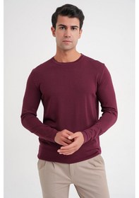 Resim Efor Tr 888 Triko Slim Bordo Bordo 
