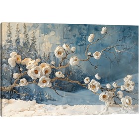 Resim Kış Çiçekleri - 100x70 