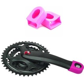 Resim Bisiklet Aynakol Kılıfı Takımı Crank Boot Pembe 