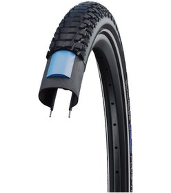 Resim Schwalbe Marathon Plus Tour Smartguard 700x38c Reflektörlü Telli Dış Lastik 